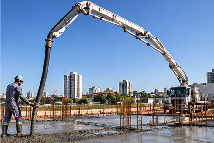 Bombeamento de concreto